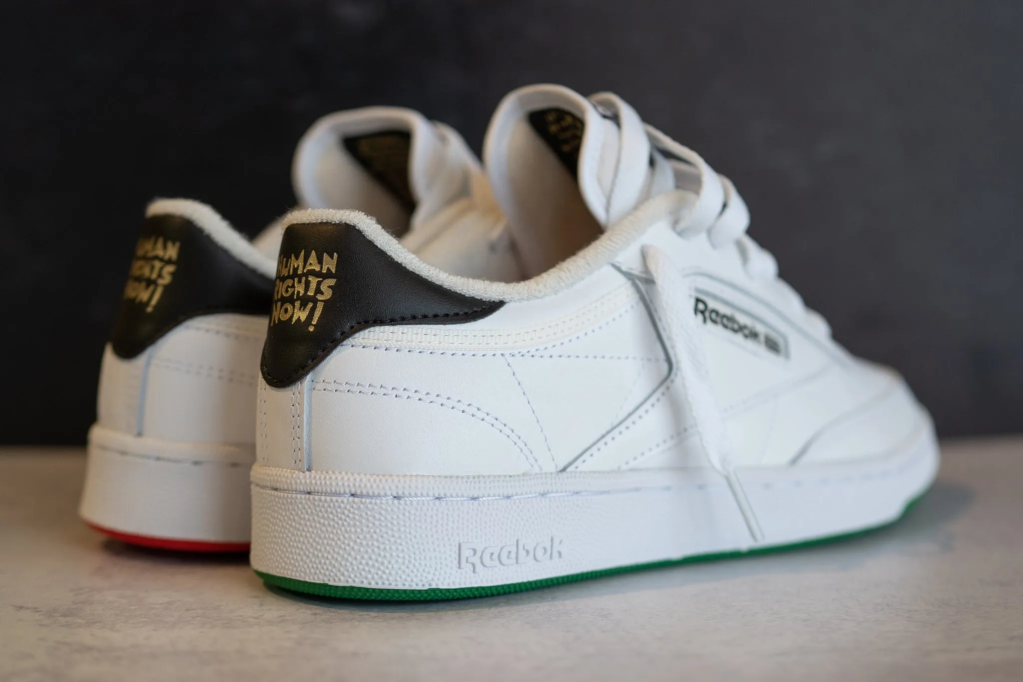 Breathable Material Reebok X Human Rights Club C 85 (White)