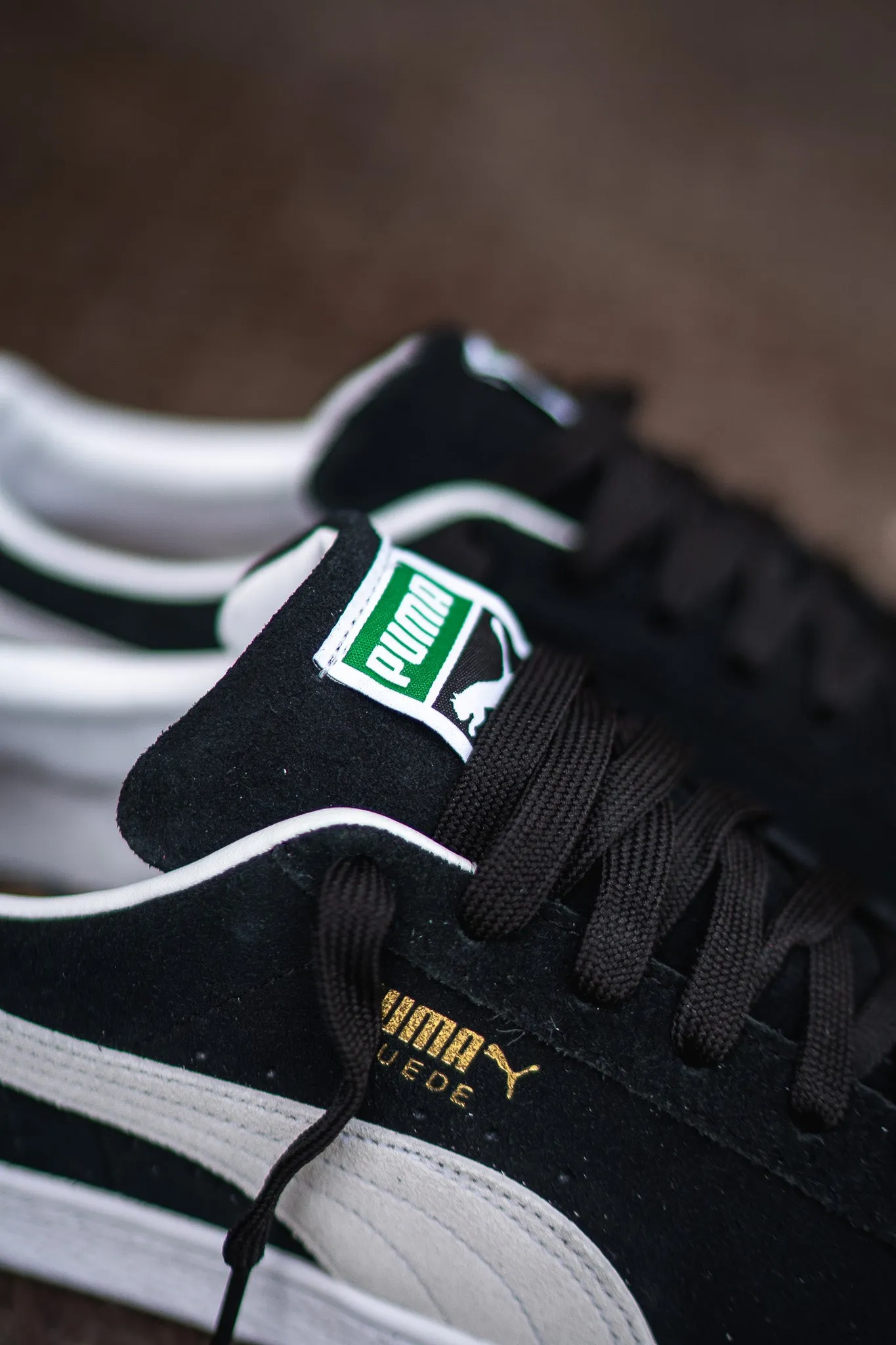 Supportive arch Mens Puma Suede Classic (Black/White)