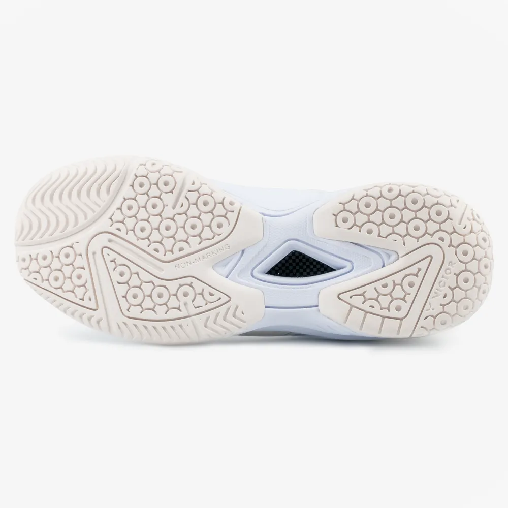 outsole Mid Support Victor P8500CLS-AL Wide Shoe (Bright White/Antique White)
