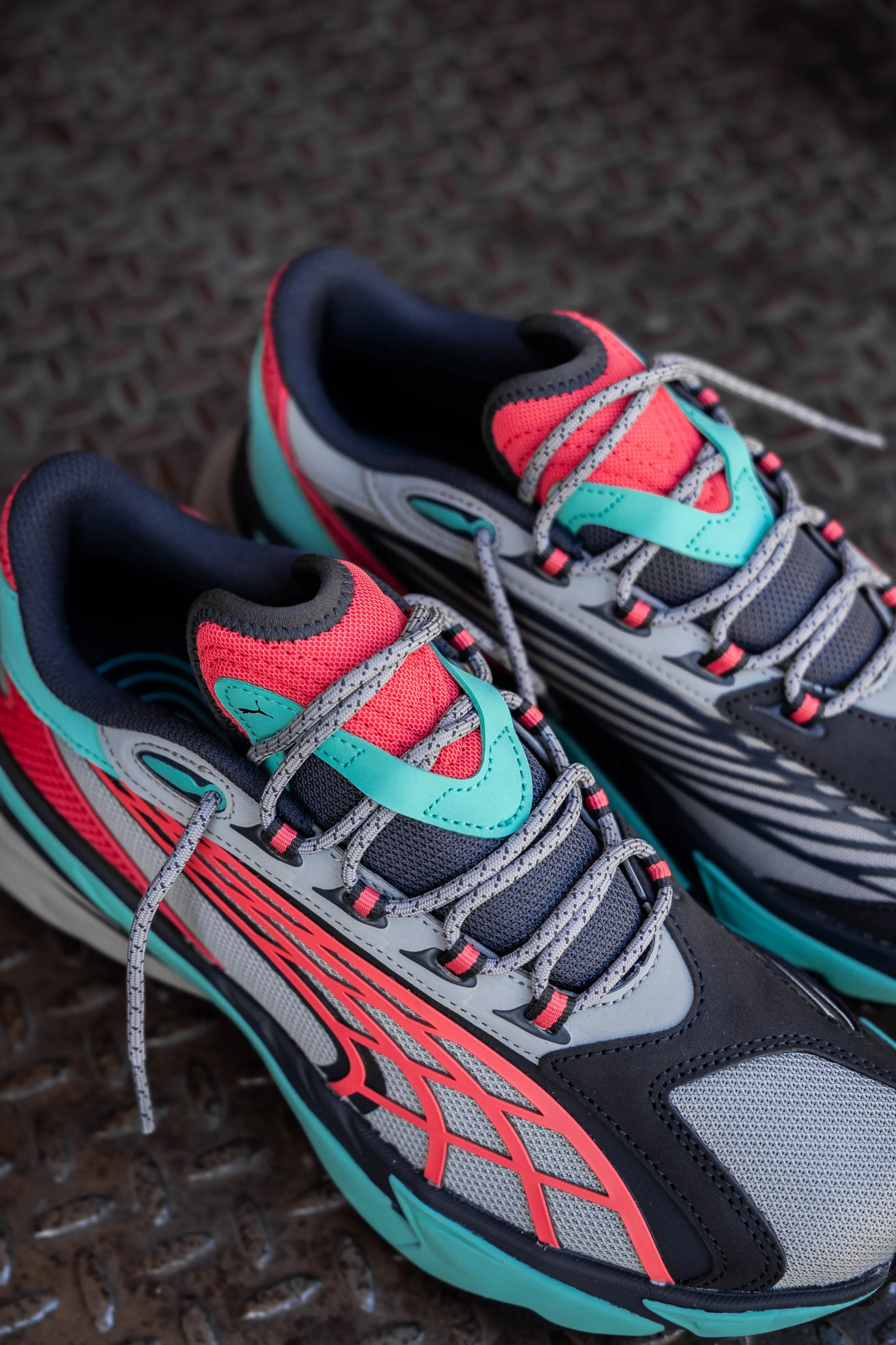 most outdoor Mens Puma Spirex (Smokey Gray/Salmon)