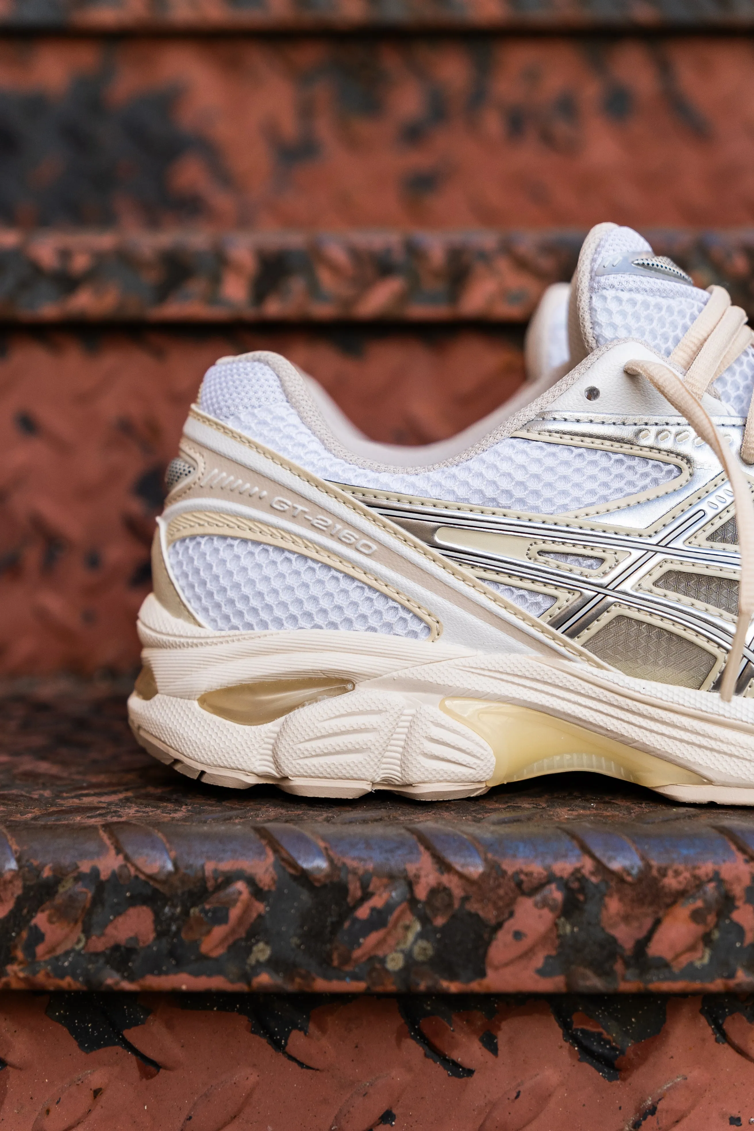 Mens Asics Above The Clouds x GT-2160 (White/Pure Silver) Refined touch Gray