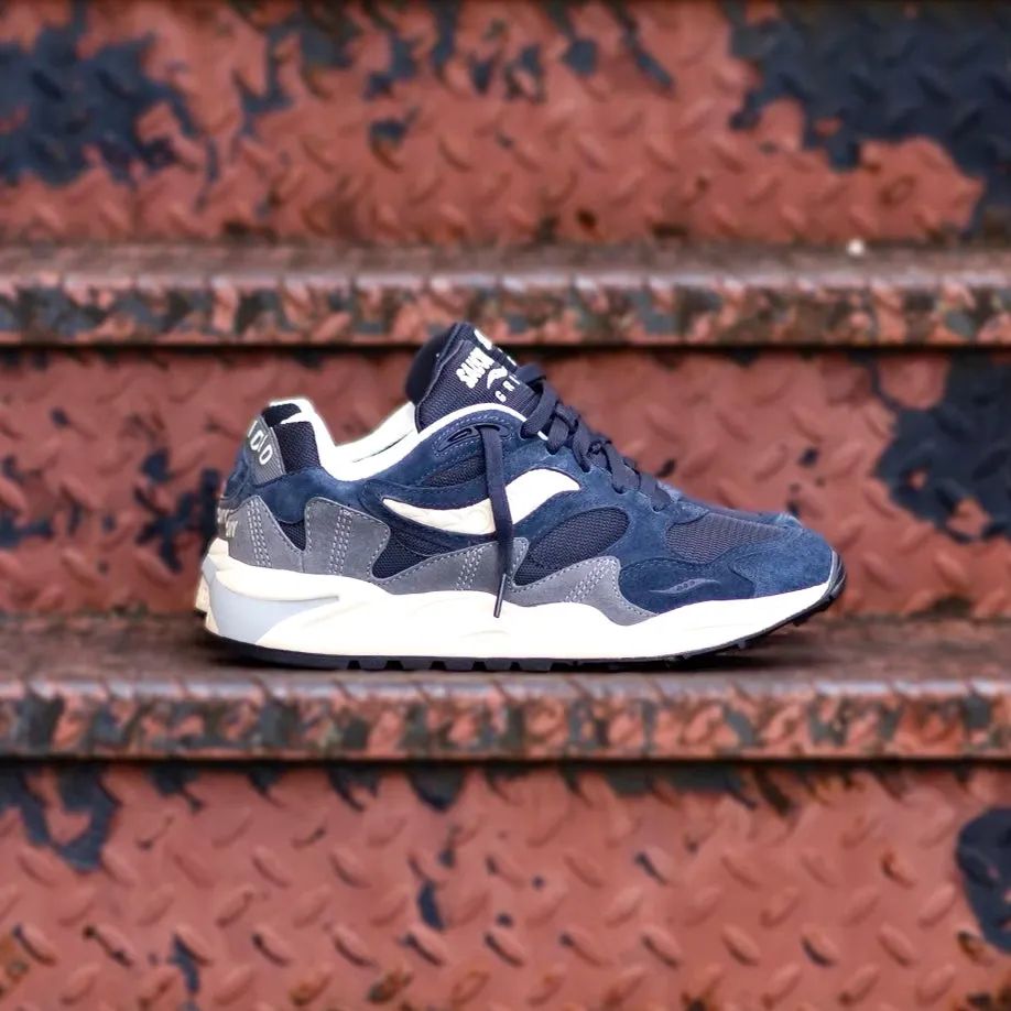 Casual arch most dancing Mens Saucony Grid Shadow 2 (Navy/Cream)