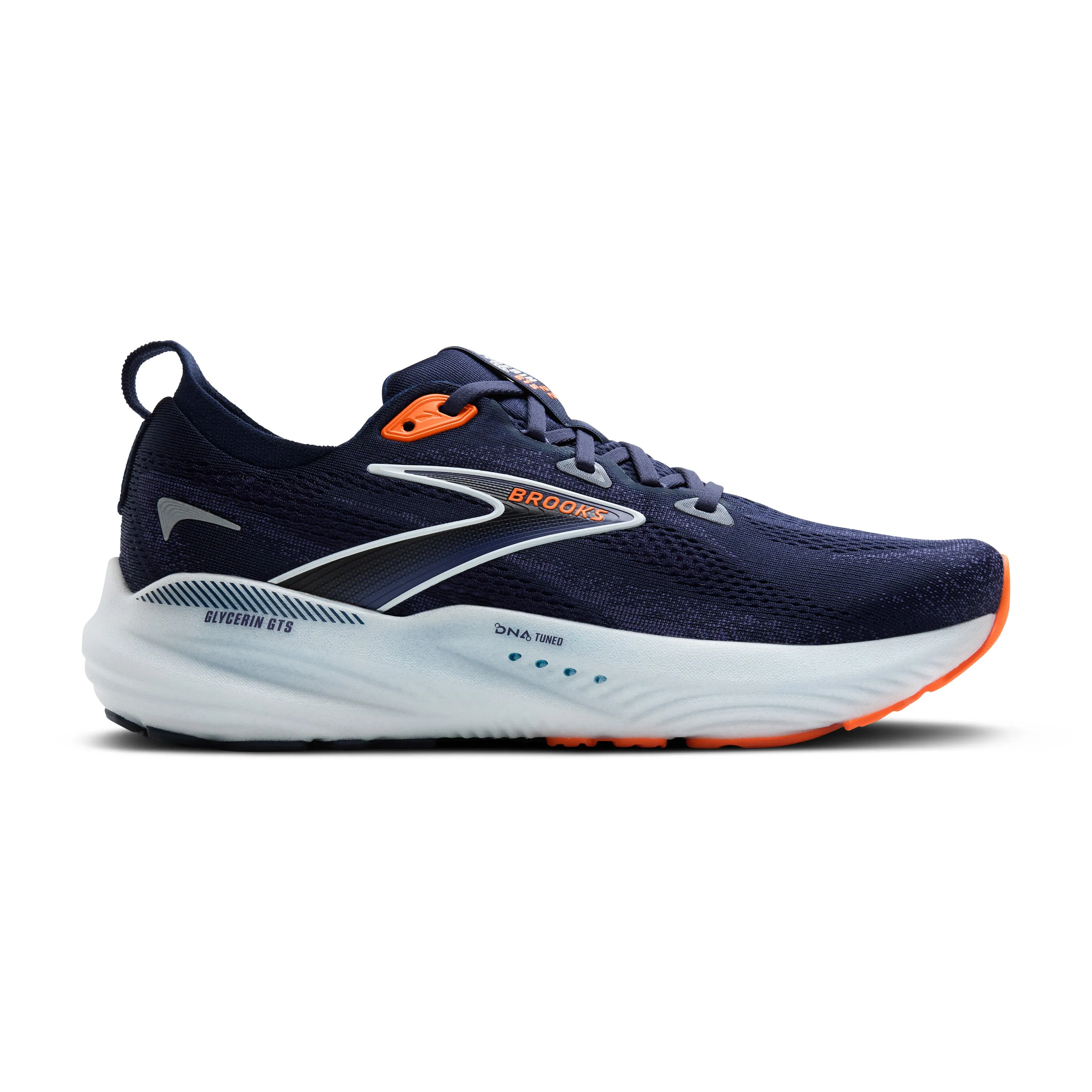 reinforced - areas kids' sports shoes MEN'S GLYCERIN GTS 22 - D - 494 PEACOAT/BLUE RIBBON/ORANGE