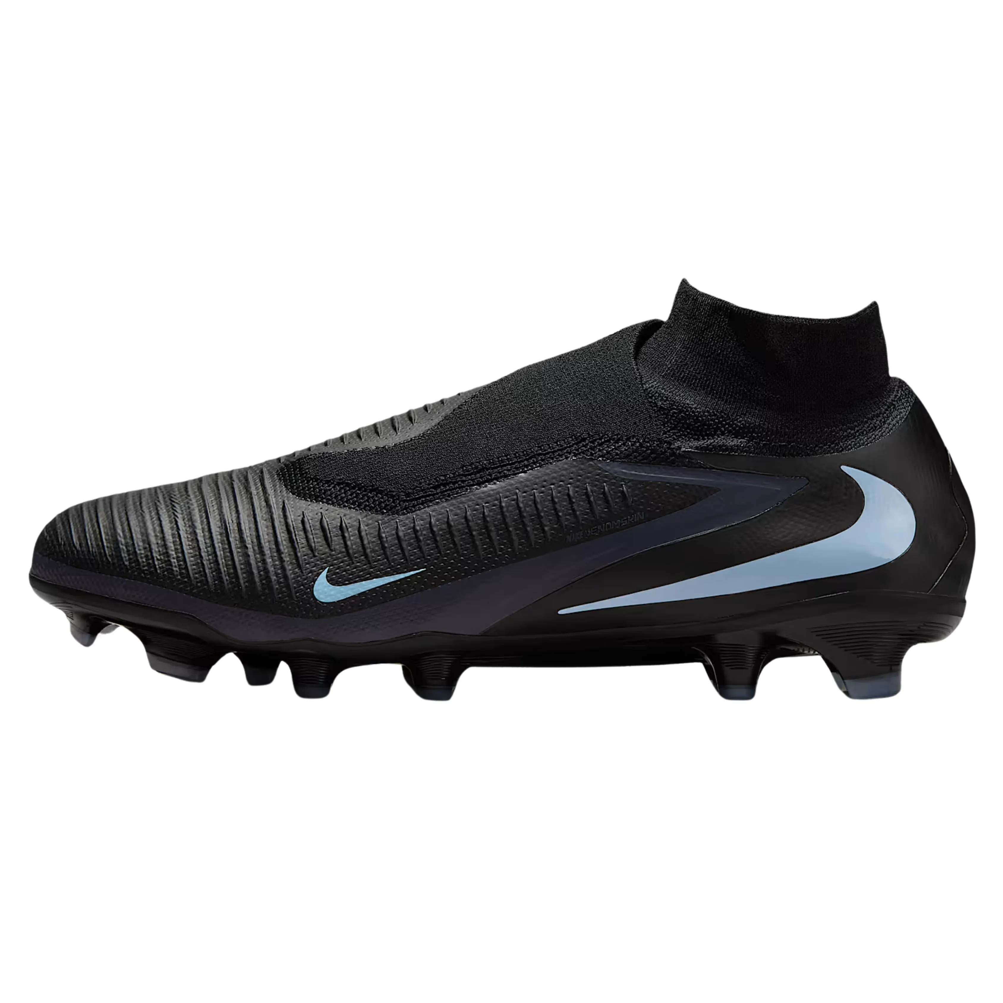 Nike Phantom 6 High Pro Firm Ground Soccer Cleats (Black/Black) fitness - equipment shoes
