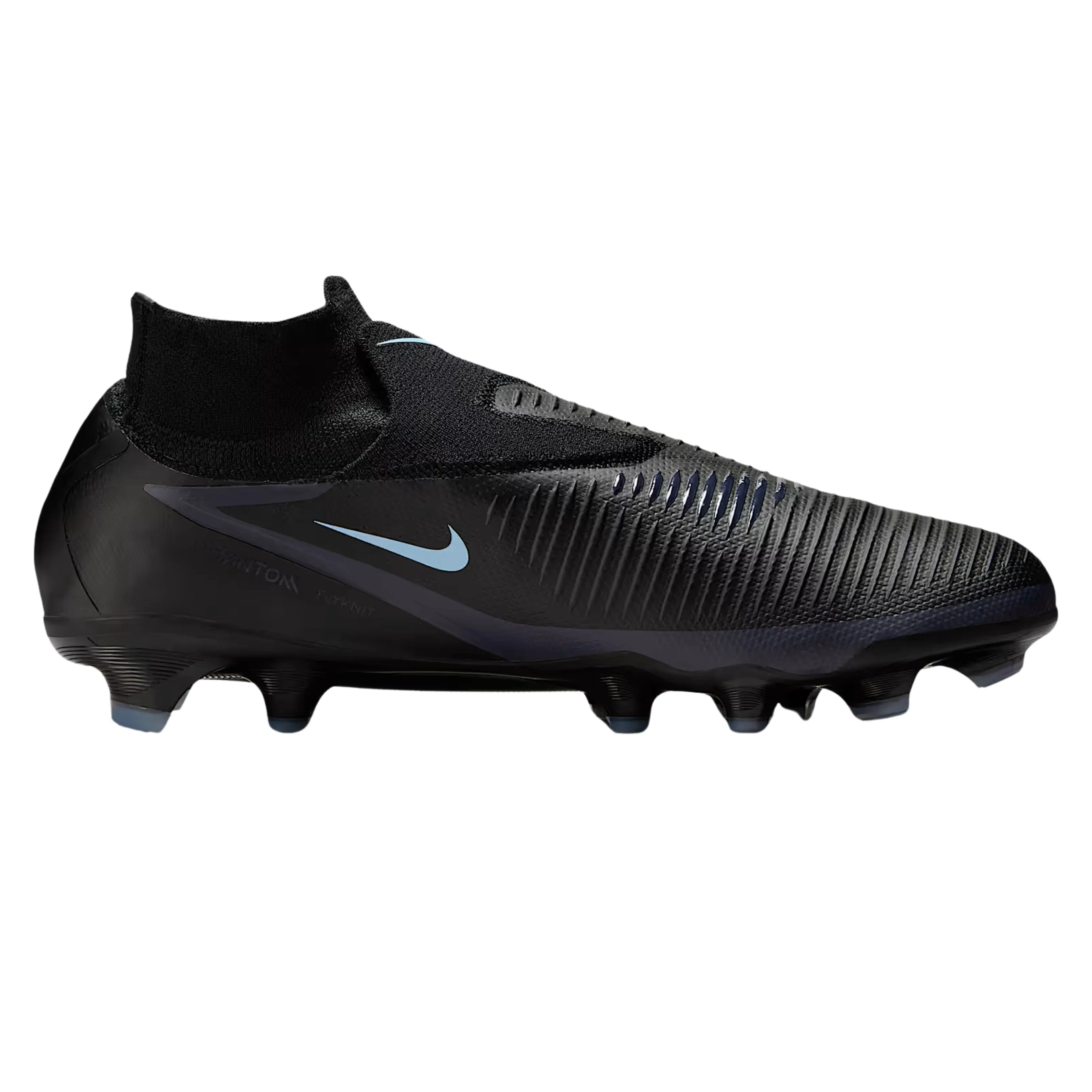 semi formal boots Nike Phantom 6 High Pro Firm Ground Soccer Cleats (Black/Black)