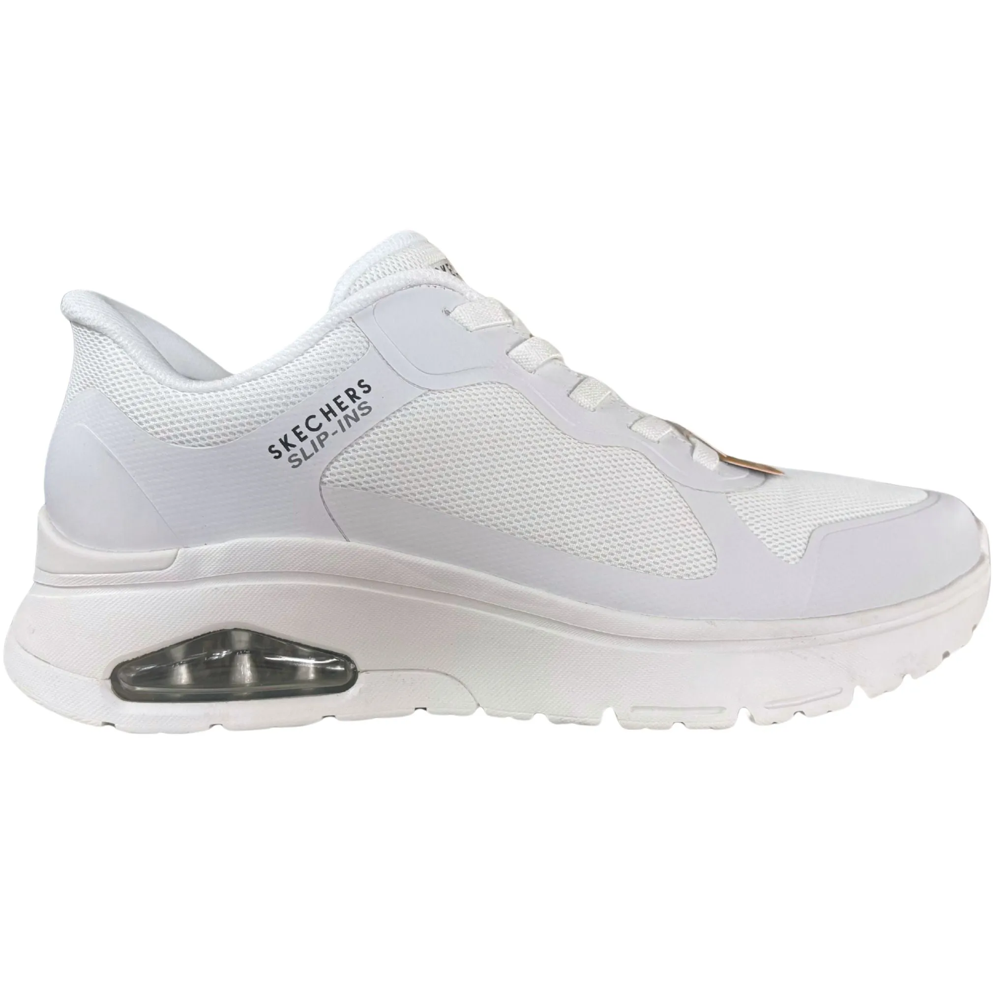 Skechers Men's 183312 Skechers Uno Flex - EZ Air White Slip-ins Casual Shoes All Occasion Slip   Resistant
