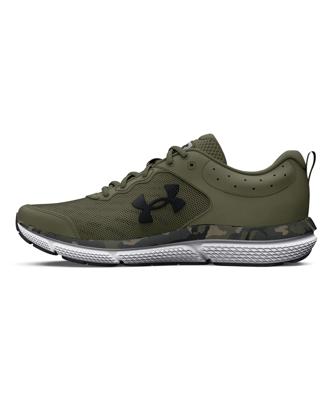 running on trail core training running wear UA Charged Assert 10 Camo Men's Running Shoes