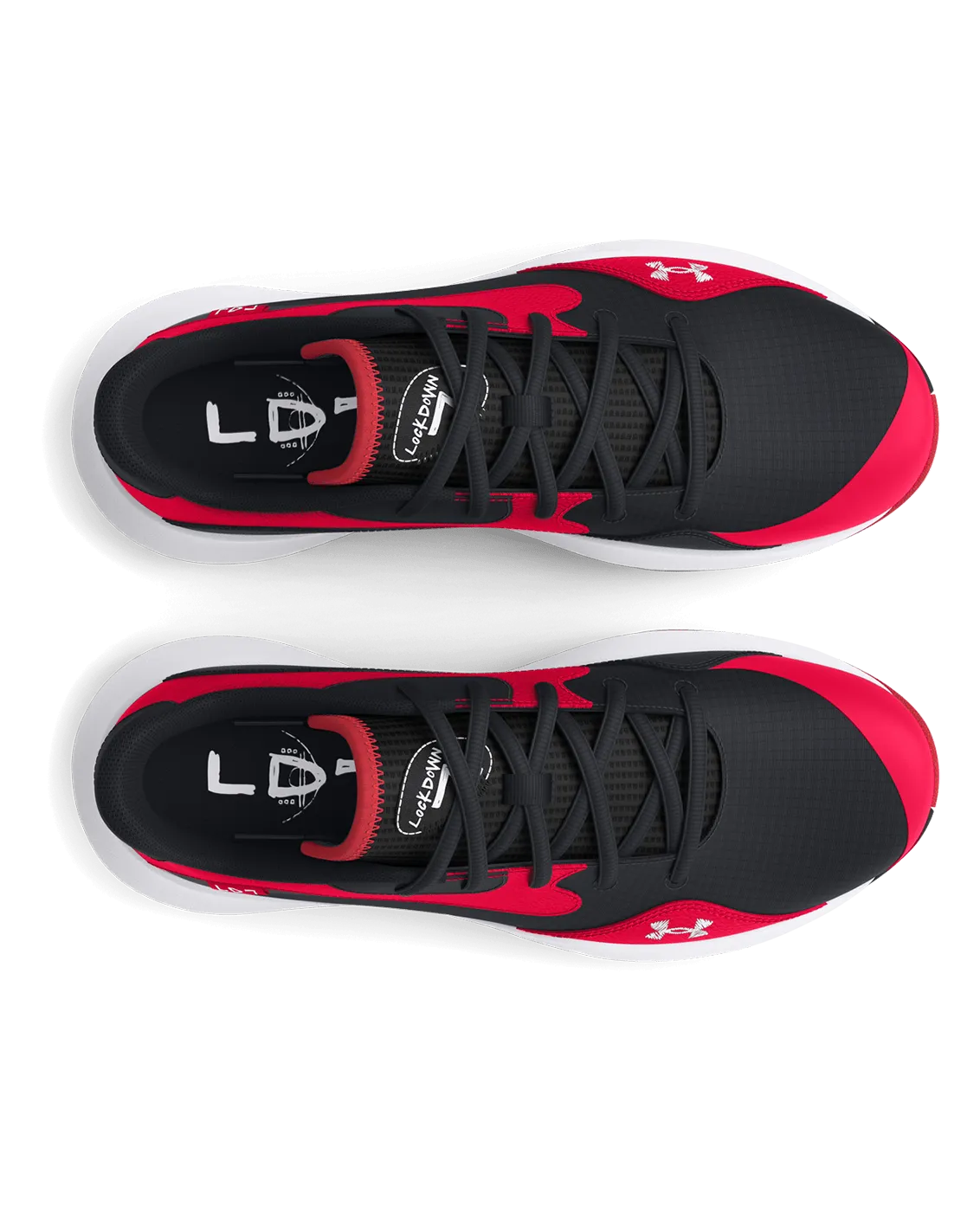 Slip Resistant Elastic Collar UA Lockdown 7 Low Unisex Basketball Shoes