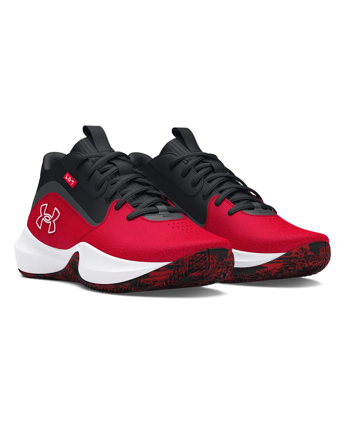 UA Lockdown 7 Unisex Basketball Shoes DurableOutsole Endurance Performance