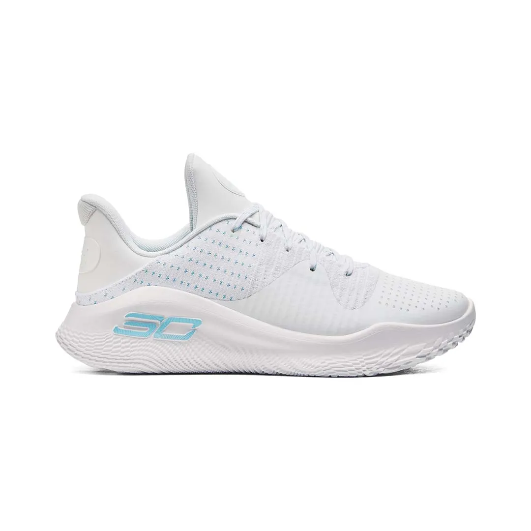 UA Unisex Curry 4 Low FloTro Basketball Shoes | 3026620 Flex Zones Ankle   Support