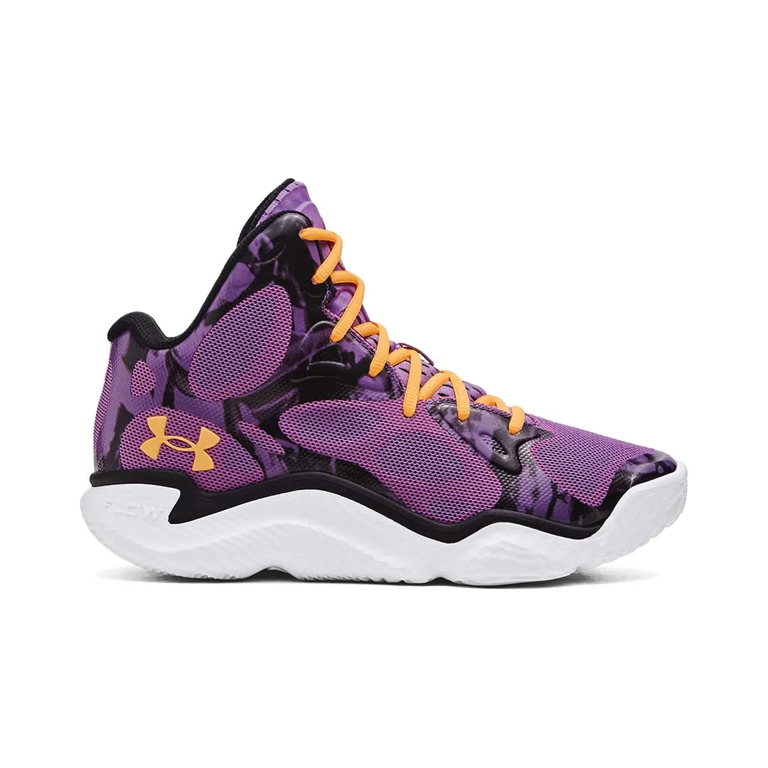 UA Unisex Curry Spawn FloTro NM Basketball Shoes | 3027372 Synthetic Overlay Reinforcement Arch Support System