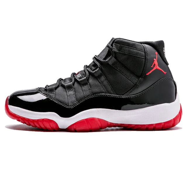 Quick Stop Nike Air Jordan XI Bred AJ 11 Women''s Laceup Comfortble Lifestyle Shoes,Women's  Sneakers Basketball Shoes 378037 010