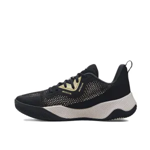 Under Armour Hovr Splash 3 'Black Metallic Gold' 3026899-002 Stable Land Platform