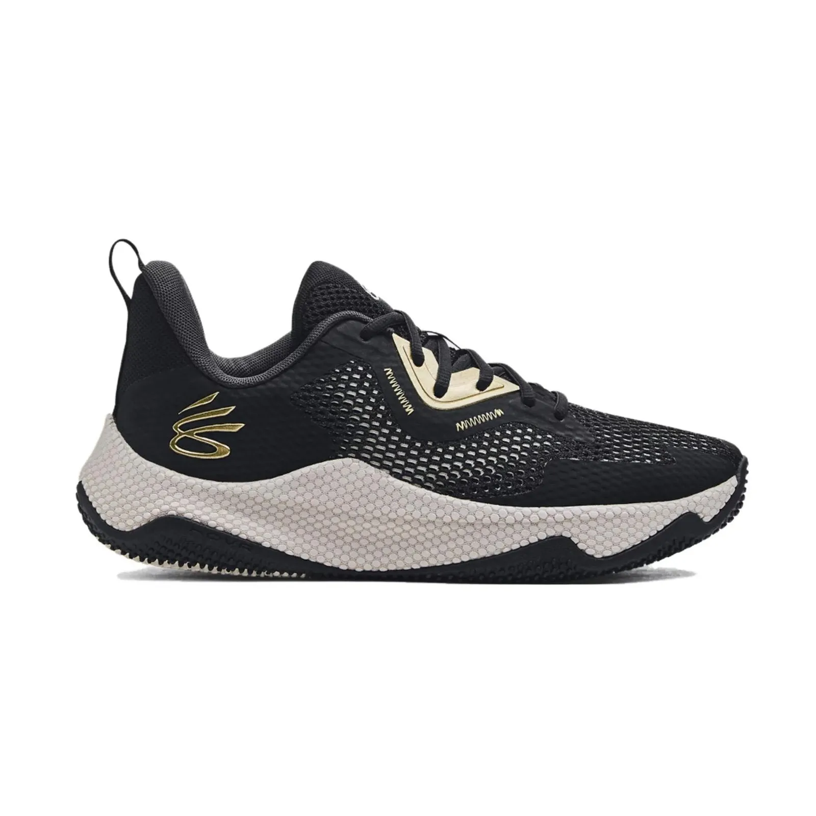 Under Armour Hovr Splash 3 'Black Metallic Gold' 3026899-002 Good Traction Friction Resistant