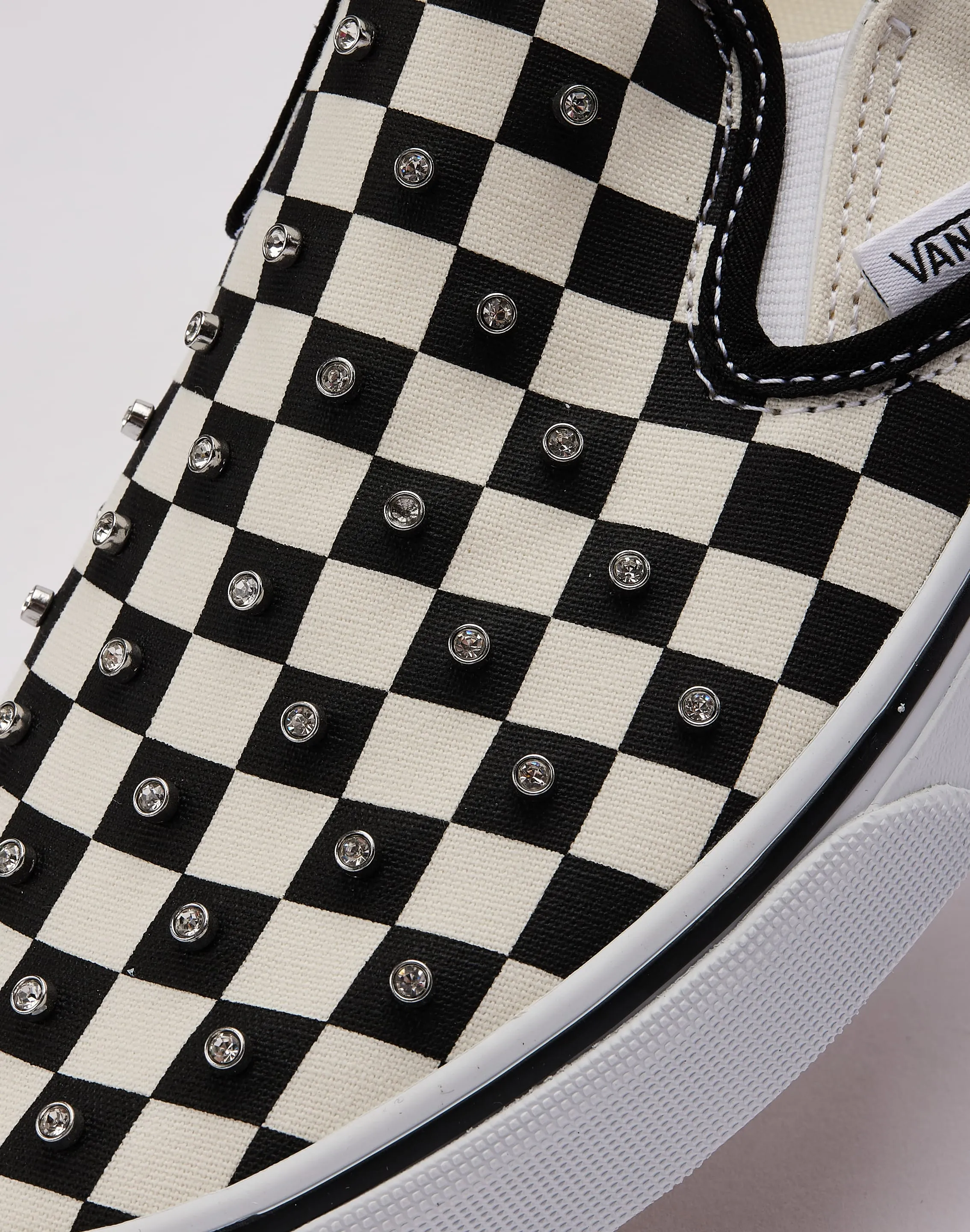 Vans Classic Slip-On Rhinestone Bold Style Foot Tech
