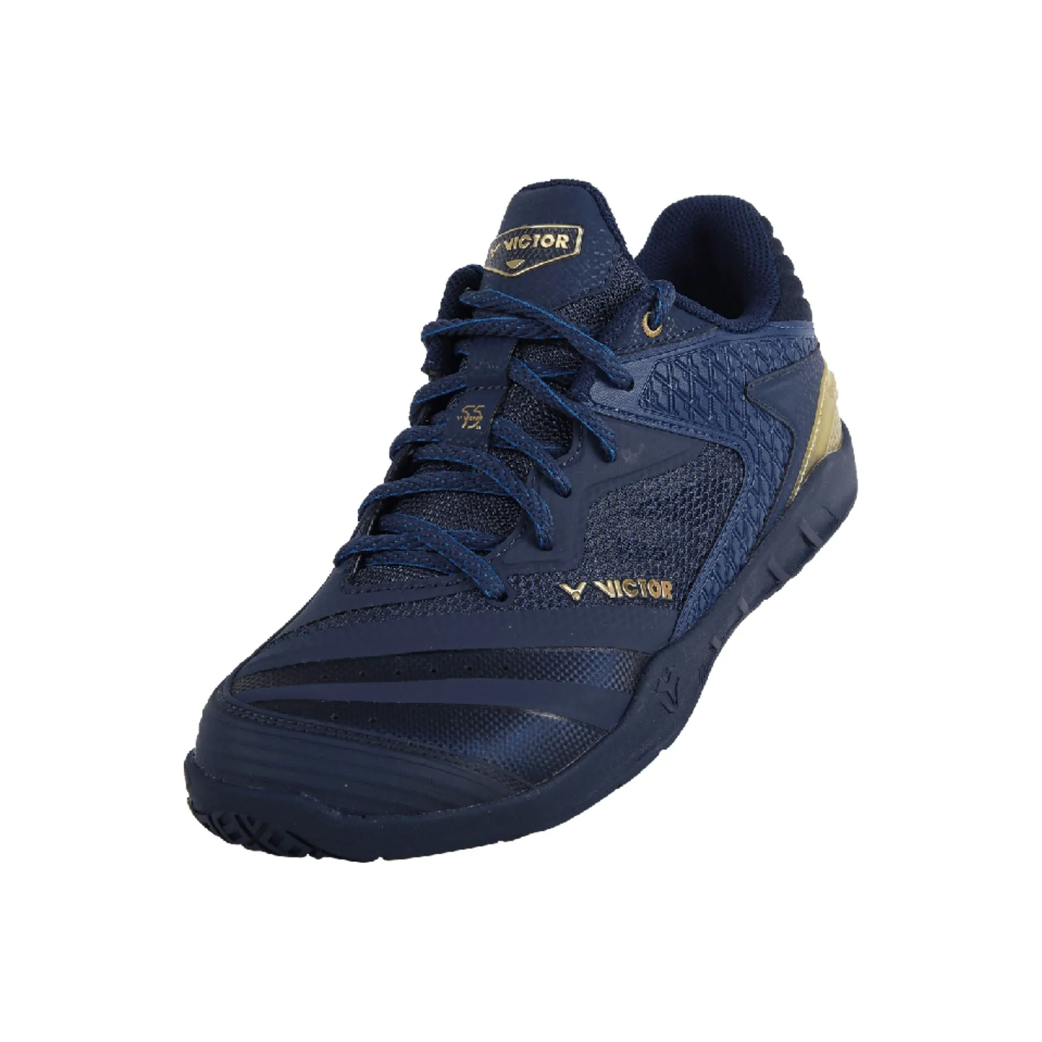 Path Nova Victor 55th Anniversary Badminton Shoes [Medieval Blue/Gold] P9200III-55 BX