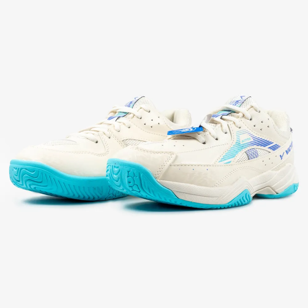 Victor A170II-LR Court Shoe (Lunar White/Pale Turquoise) Start Legend Ultra Support
