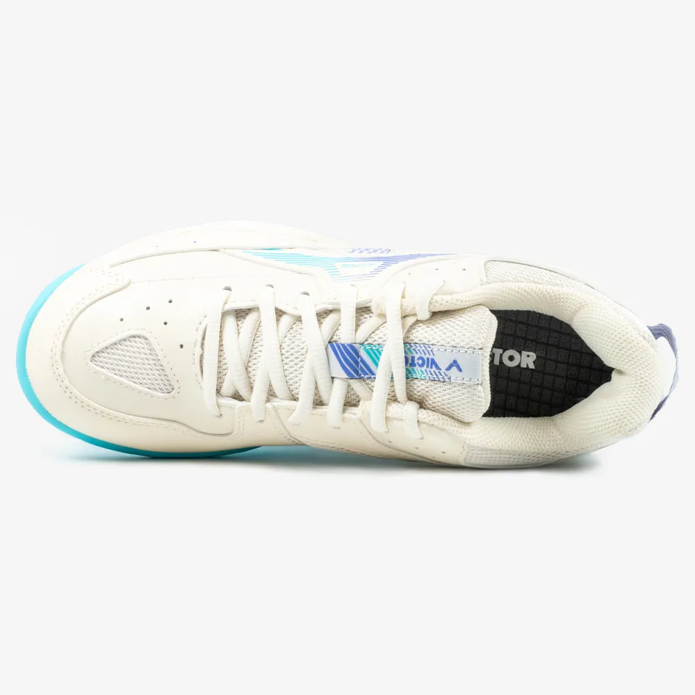 Victor A170II-LR Court Shoe (Lunar White/Pale Turquoise) Power Pro Run Titan