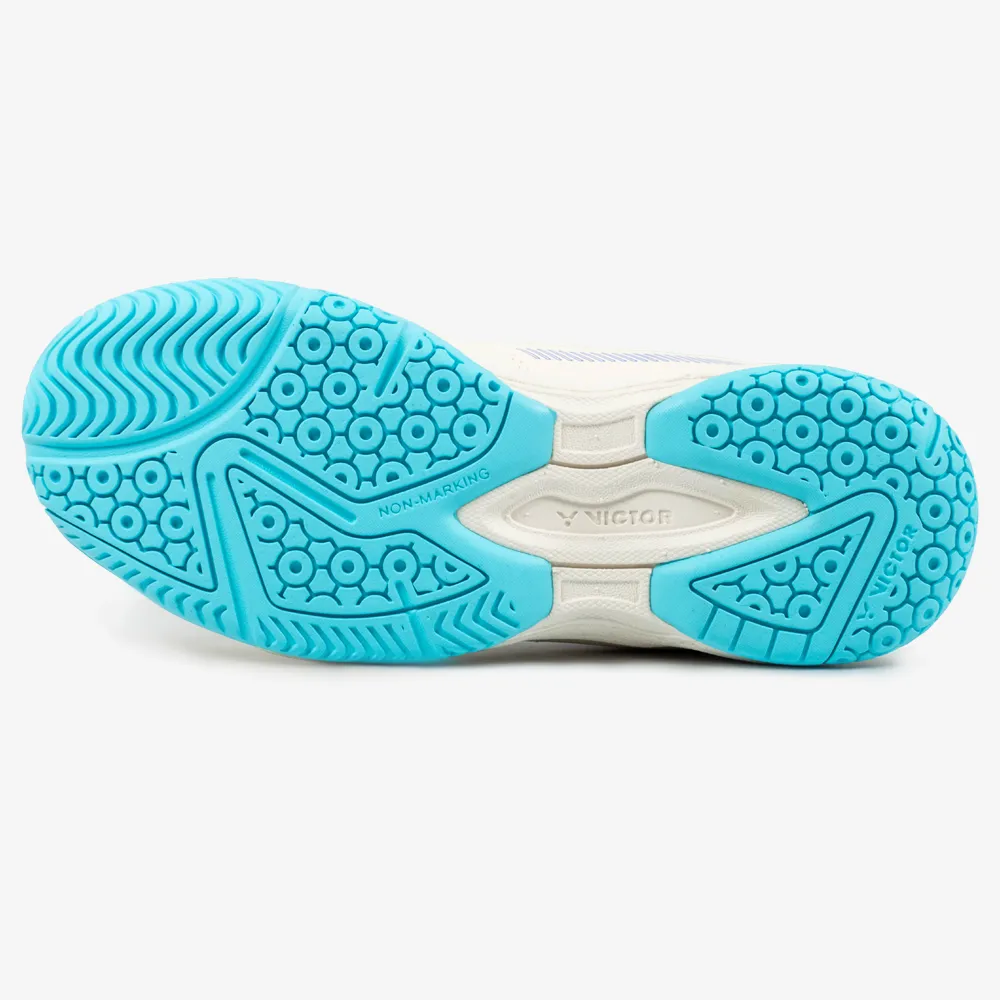 Victor A170II-LR Court Shoe (Lunar White/Pale Turquoise) cute