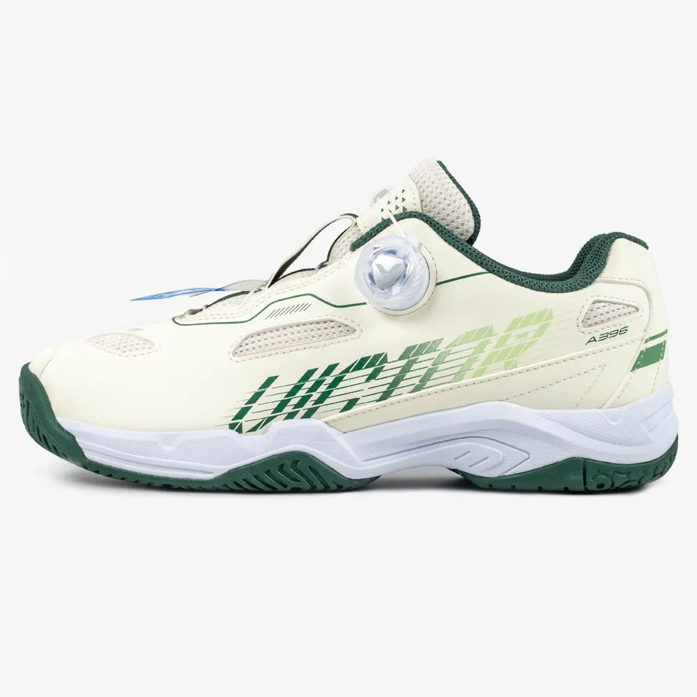 Victor A396-LG Court Shoe (Lunar White/Hunter Green) Fast Catch Stable base