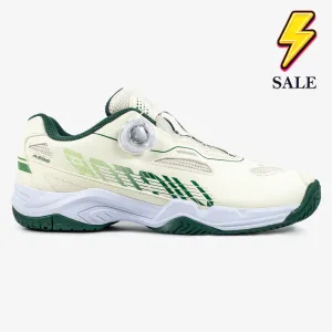 Stable Ultra Victor A396-LG Court Shoe (Lunar White/Hunter Green)