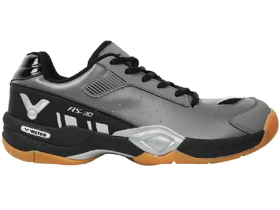 Jump Lite Pro Court Victor AS-30 H Unisex Badminton Shoes (Grey)