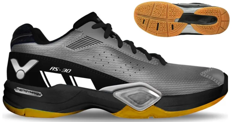Quick Catch Stay Sure Victor AS-30-H badminton shoes [Grey]