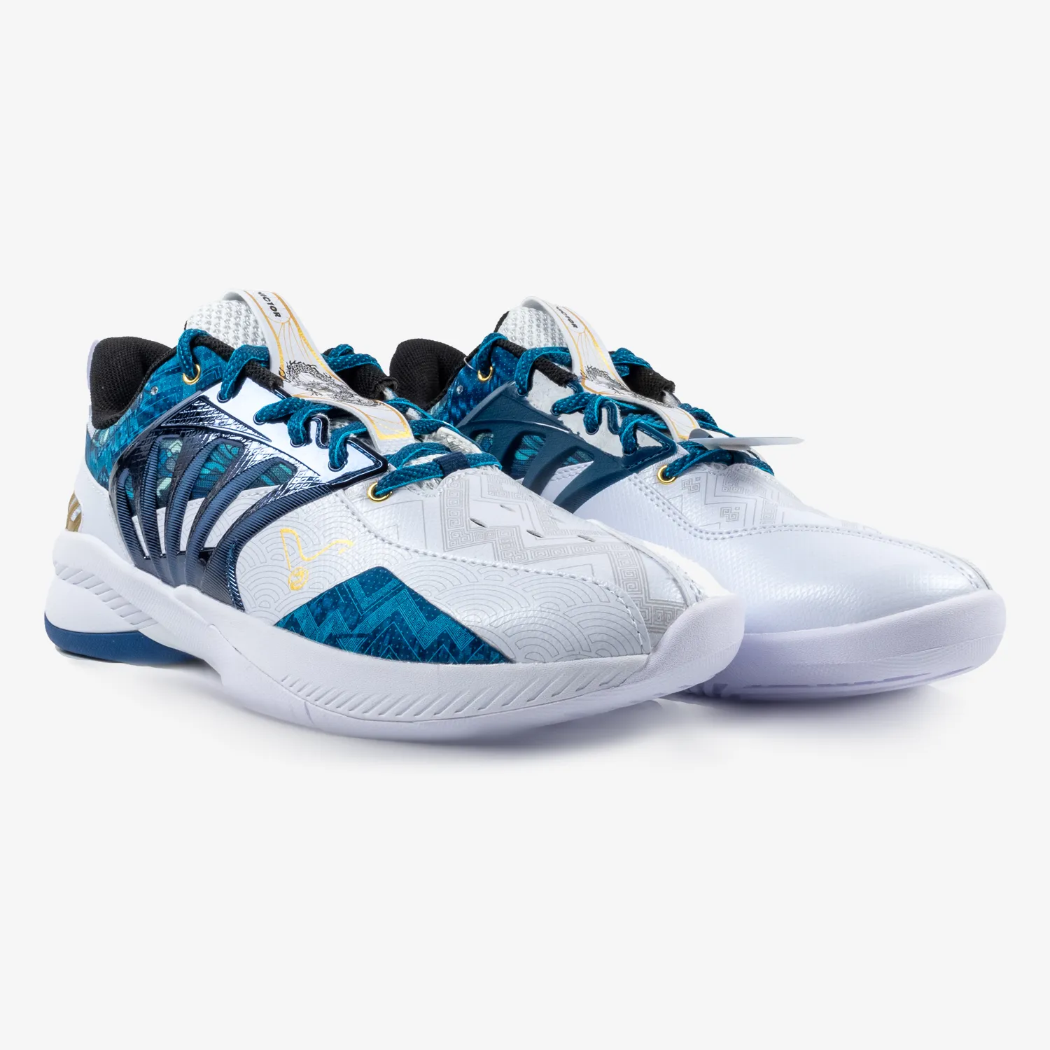 Street Sport Victor Chinese New Year Edition Court Shoes A790CNY-EX AB (White/Blue)