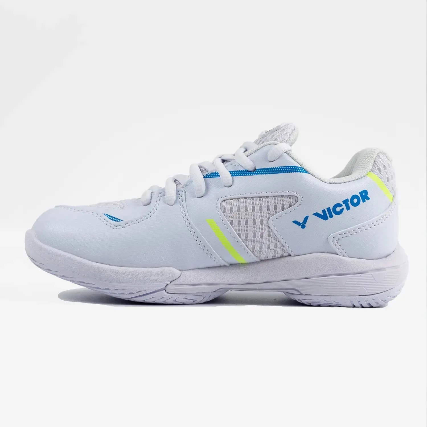 left foot Zone MasterX Victor Junior Shoe P6500JR A (White) Junior