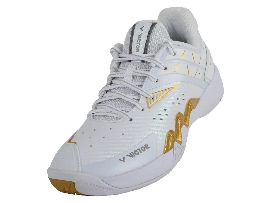Fast MasterX Flight One Victor P8500II A Badminton Shoes (White)