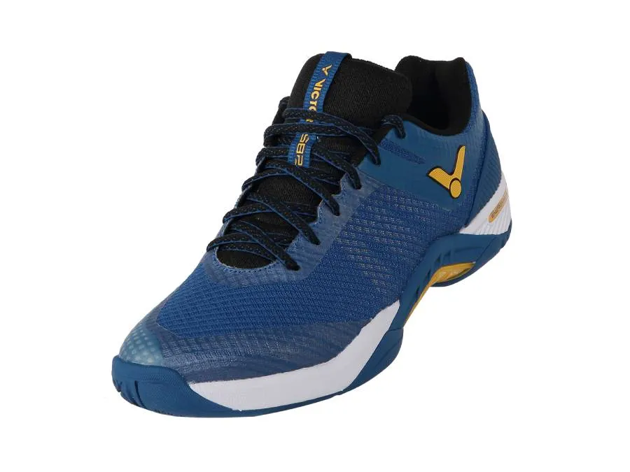 High Support Victor S82 BE Unisex Badminton Shoes (Medieval Blue)