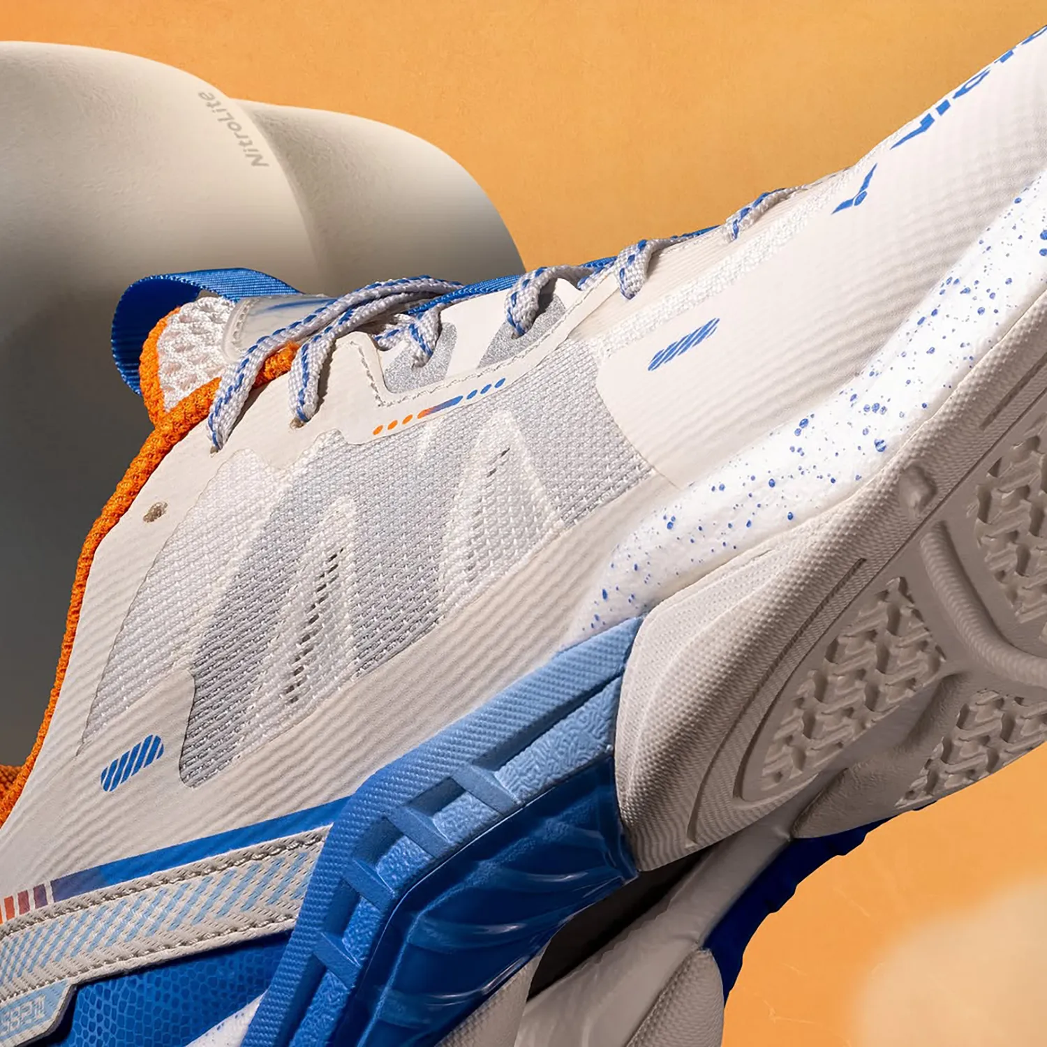 Quick Tie Victor S82III NitroLite Court Shoe S82IIINL-L (Moonlight White)