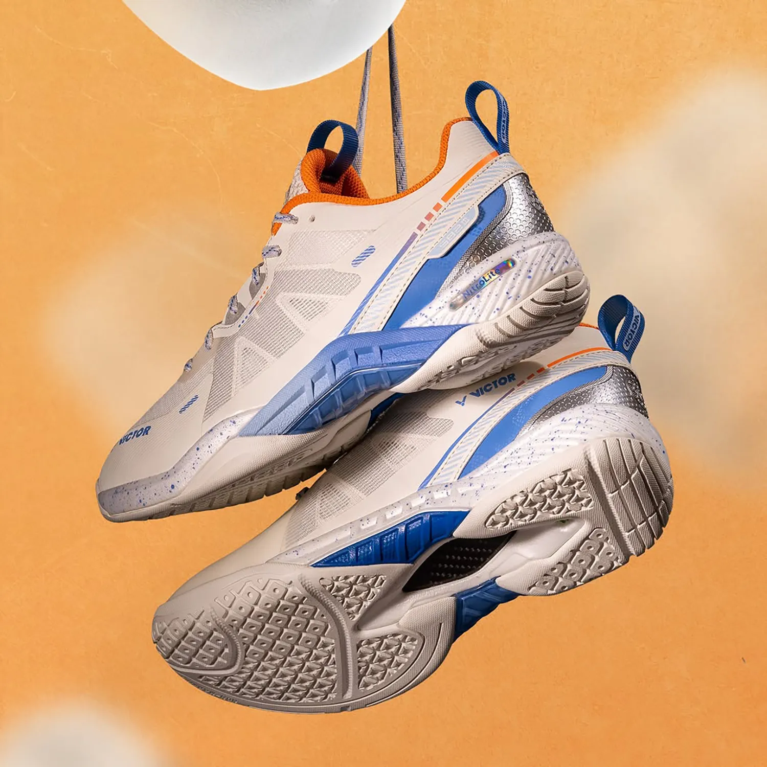Jump Lite Victor S82III NitroLite Court Shoe S82IIINL-L (Moonlight White)