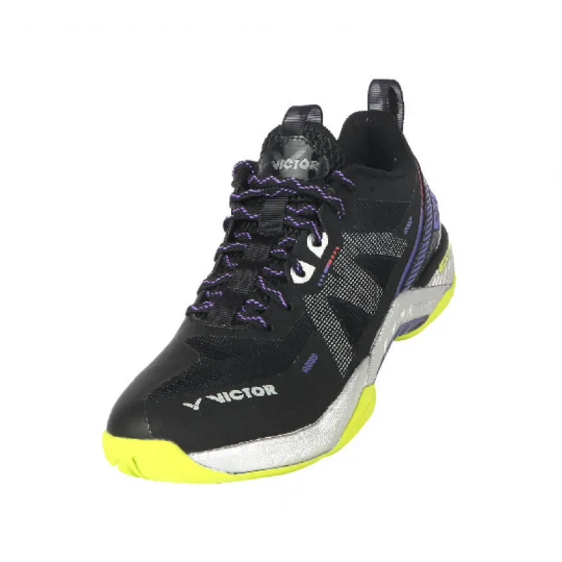 Victor S82III Professional Badminton Shoes (Black) Smooth Wide