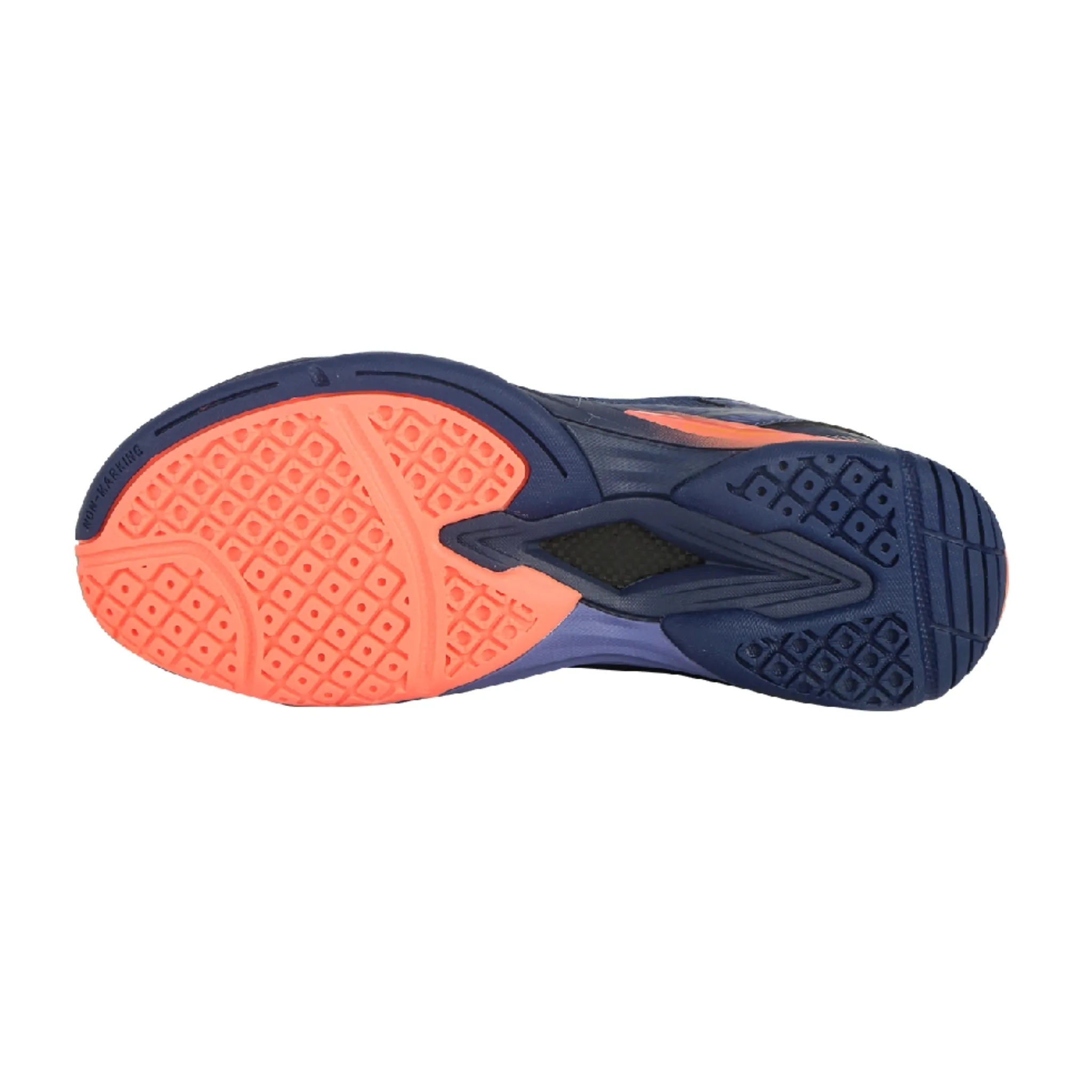 Victor S82TD Court Shoe [Medieval Blue/Neon Orange] Flex Max Light Max