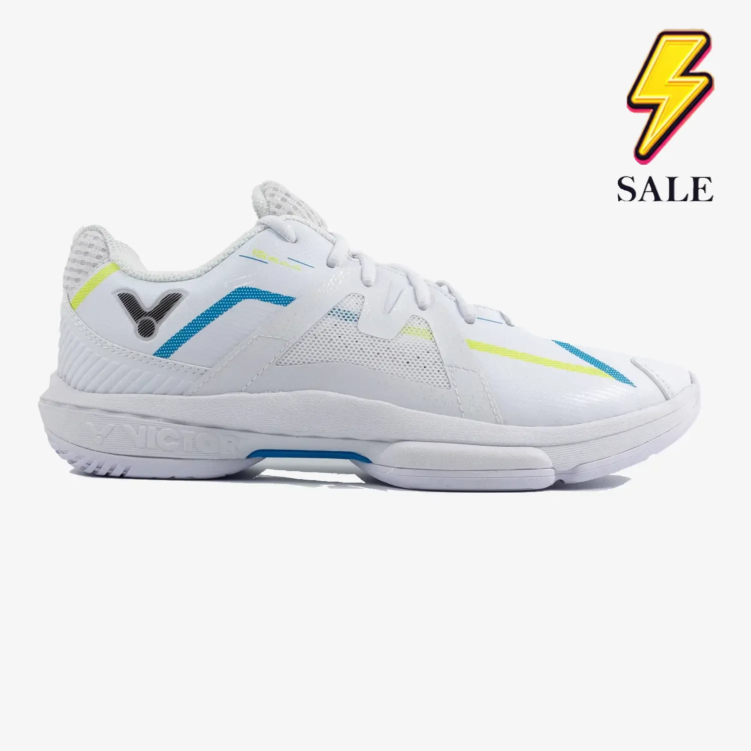 Victor Sport Court Wide Shoes P6500 A (White) Flow Alpha Stable Nova