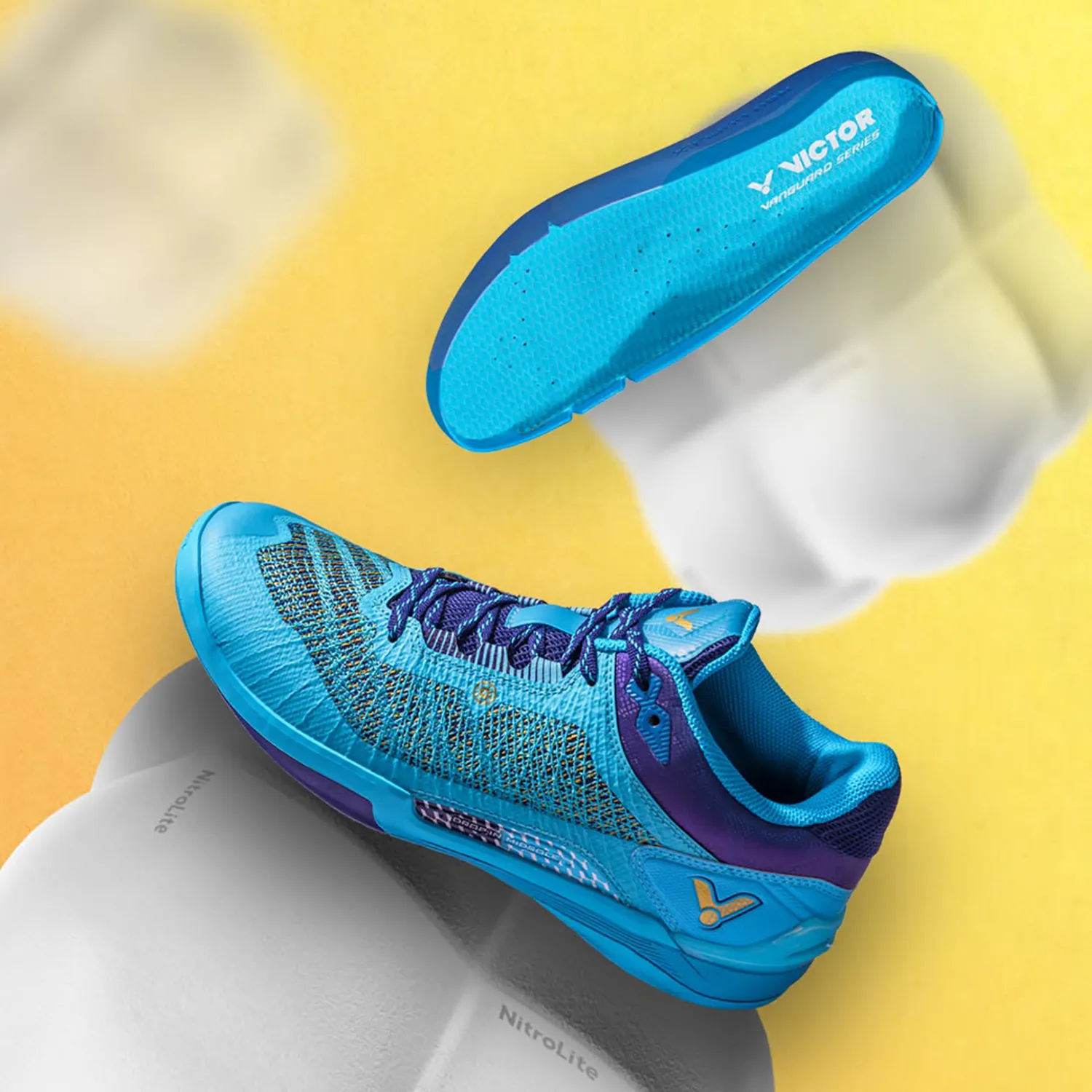 Victor VG2 NitroLite Court Shoe VG2NL-F (Turkey Blue) Impact Alpha