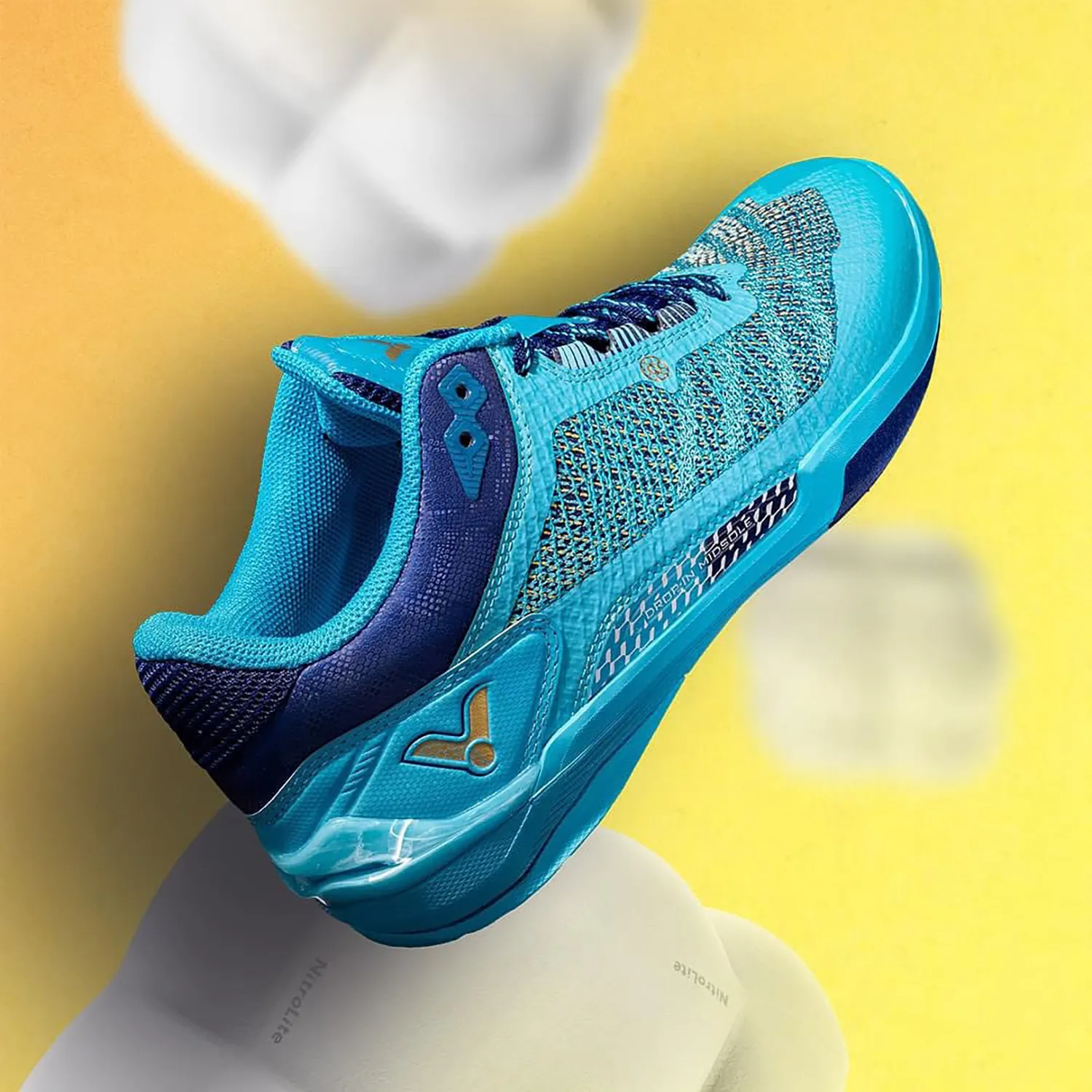 Smooth Victor VG2 NitroLite Court Shoe VG2NL-F (Turkey Blue)