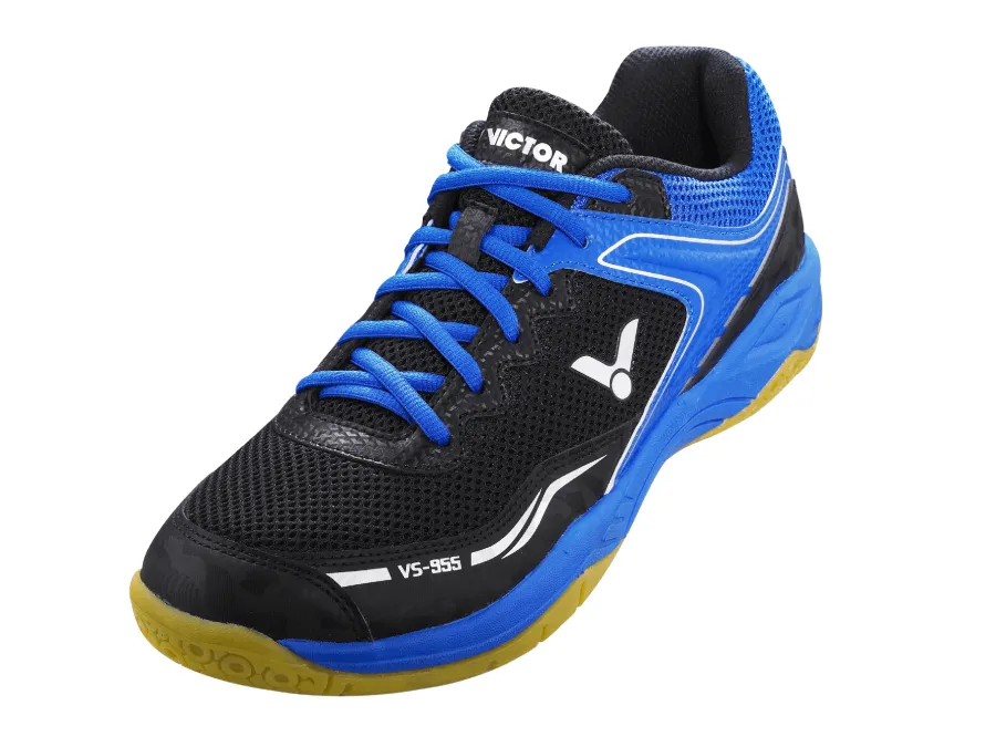 Air Pro Victor VS-995 CF Unisex Badminton Shoes (Black/Blue)