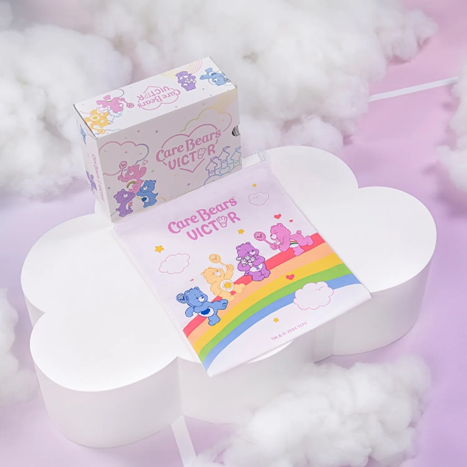 Victor x Care Bears Court Shoes A-CBC AI (White/Pink) Boost Flex Strong Flex