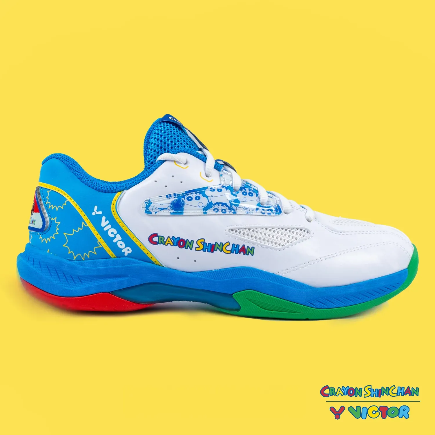 Lite Edge Victor x Crayon Shin Chan Badminton Wide Shoes A39CS AF (White/Blue)