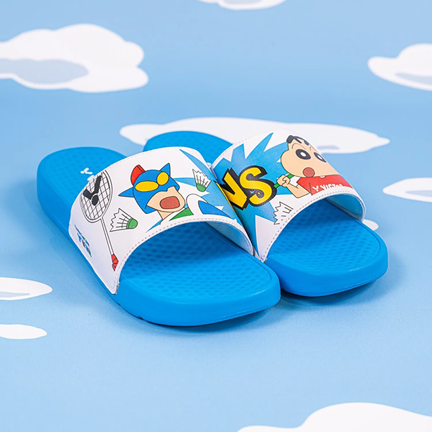 Balance Titan Victor x Crayon Shin Chan Slipper 008CS FA (White/Blue)