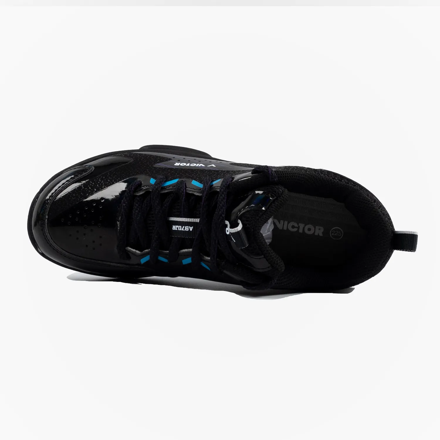 Traction Light Alpha Victor x Lee Zii Jia A970JR C (Black) Junior Shoes