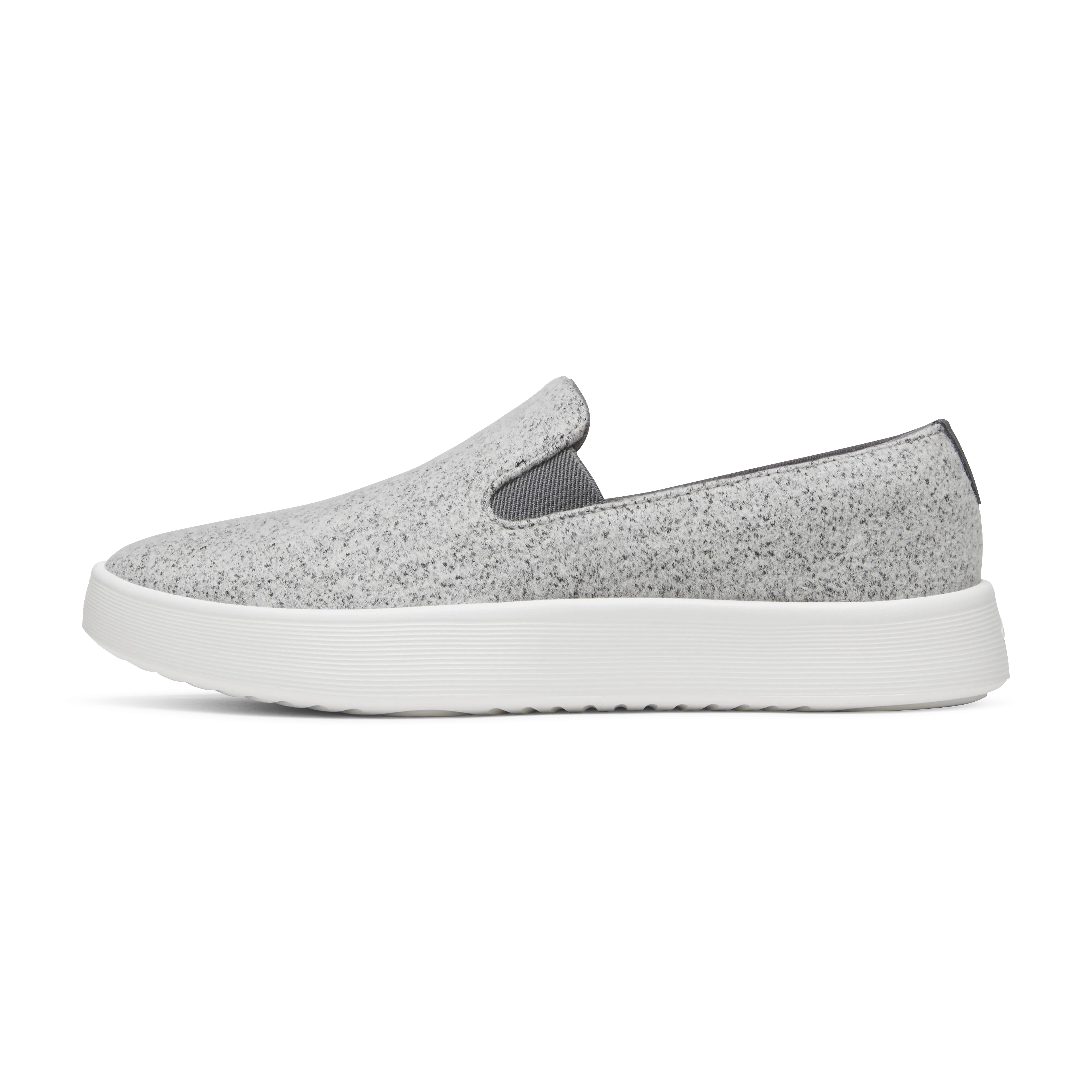 Women's Wool Cruiser Slip On - Medium Grey (Blizzard Sole) Compression Activated Fit Rollbar Stability Controls