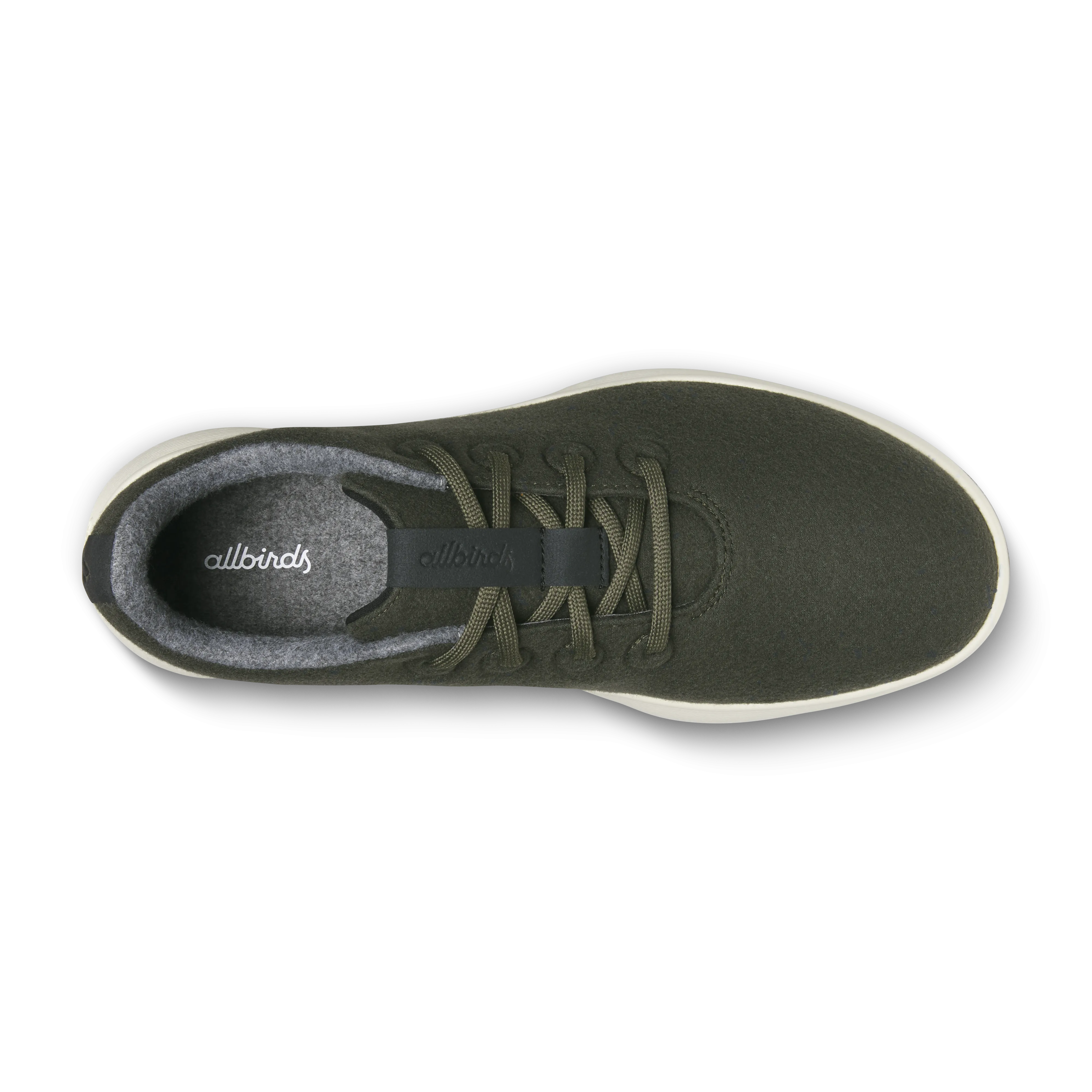 Ultra Breathable Shock Diffusion Technology Women's Wool Runner NZ - Dark Jungle (Stony Cream Sole)
