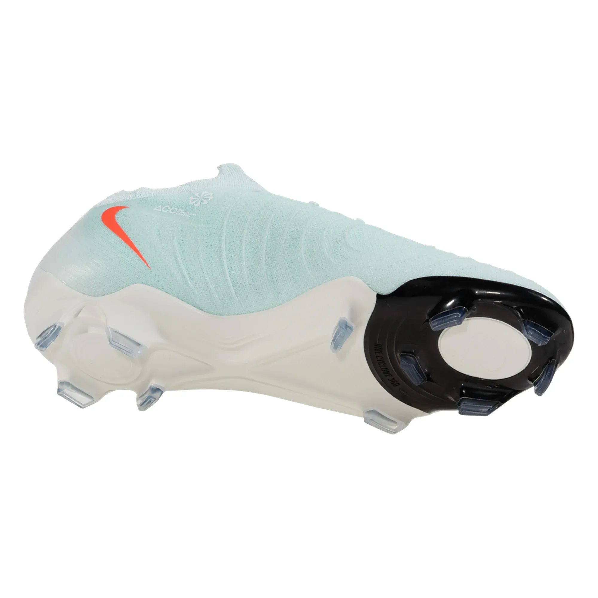 Nike Phantom GX II Pro FG Soccer Cleats (Mint/Atomic Red-Off Noir) ankle - high shoes