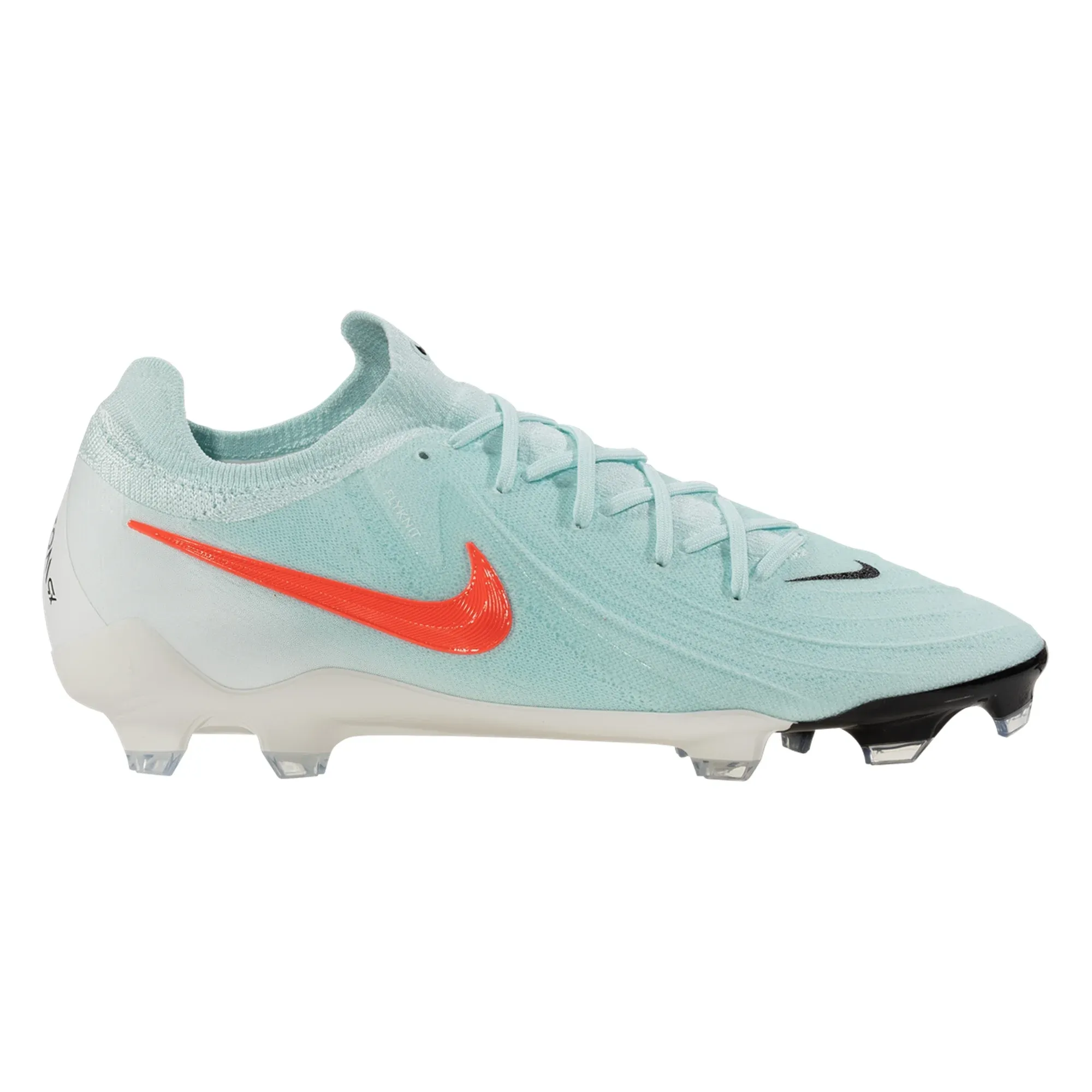 high - traction sole shoes Nike Phantom GX II Pro FG Soccer Cleats (Mint/Atomic Red-Off Noir)