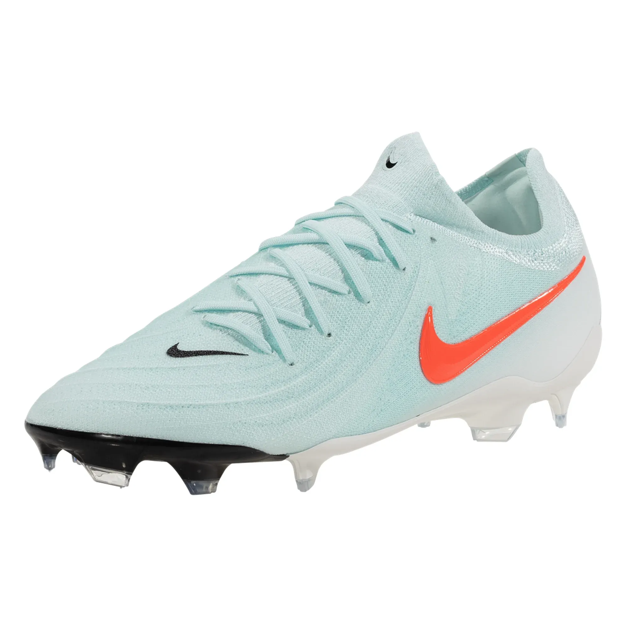 Nike Phantom GX II Pro FG Soccer Cleats (Mint/Atomic Red-Off Noir) multi - purpose shoes