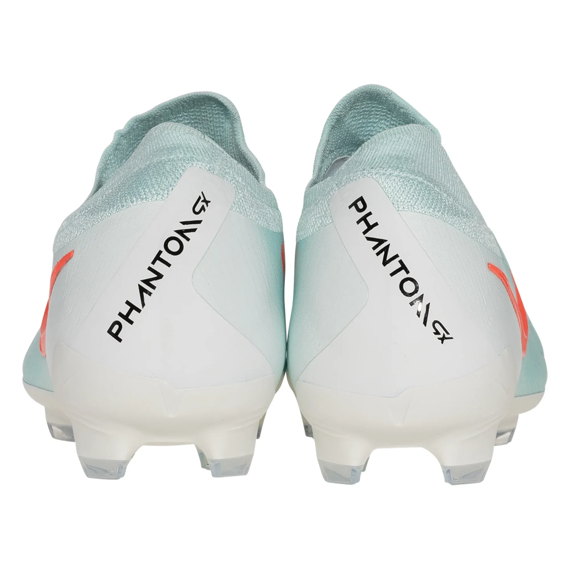 Nike Phantom GX II Pro FG Soccer Cleats (Mint/Atomic Red-Off Noir) diving - board shoes