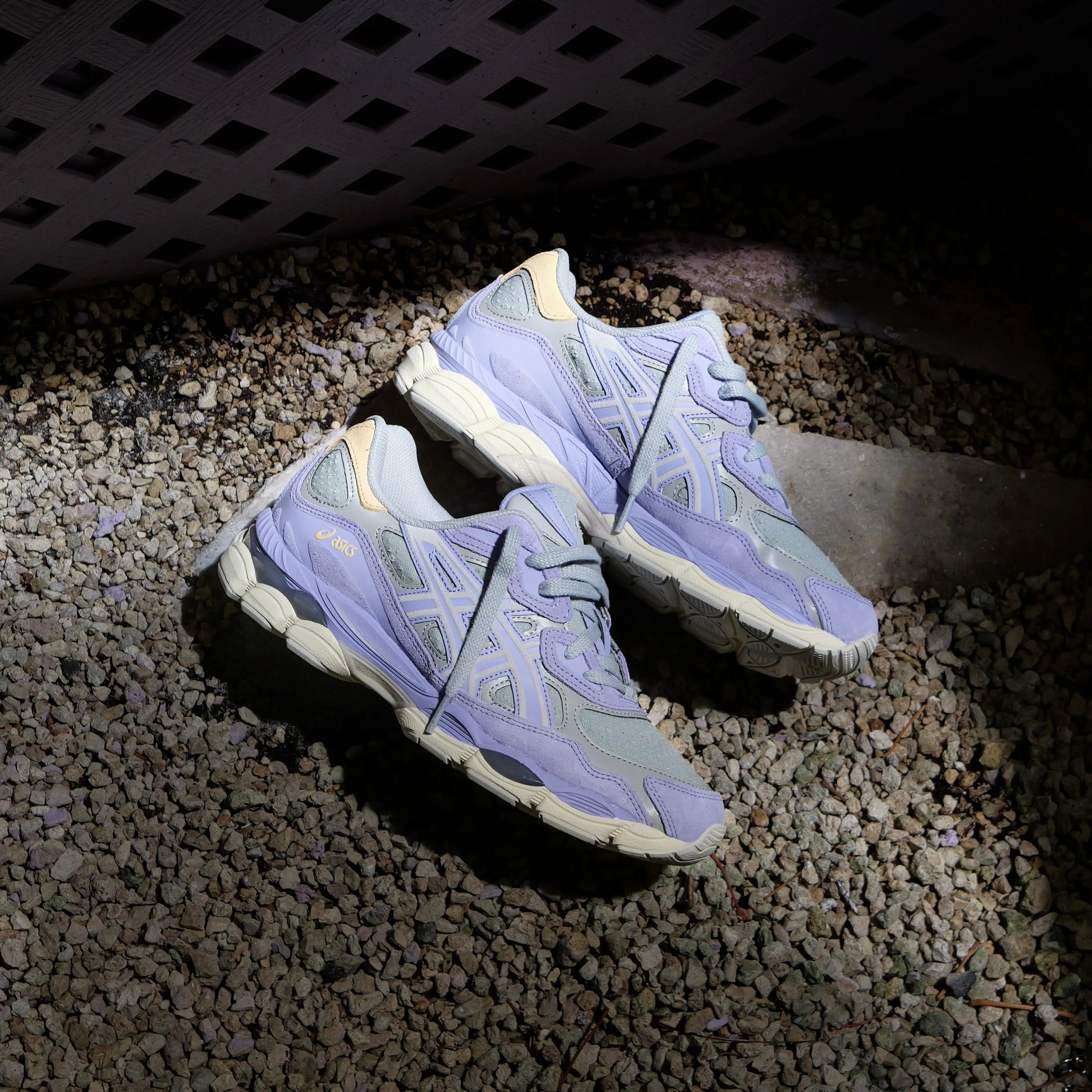 athletic men Mens Asics Gel-NYC (Piedmont Grey/Blue Bell)